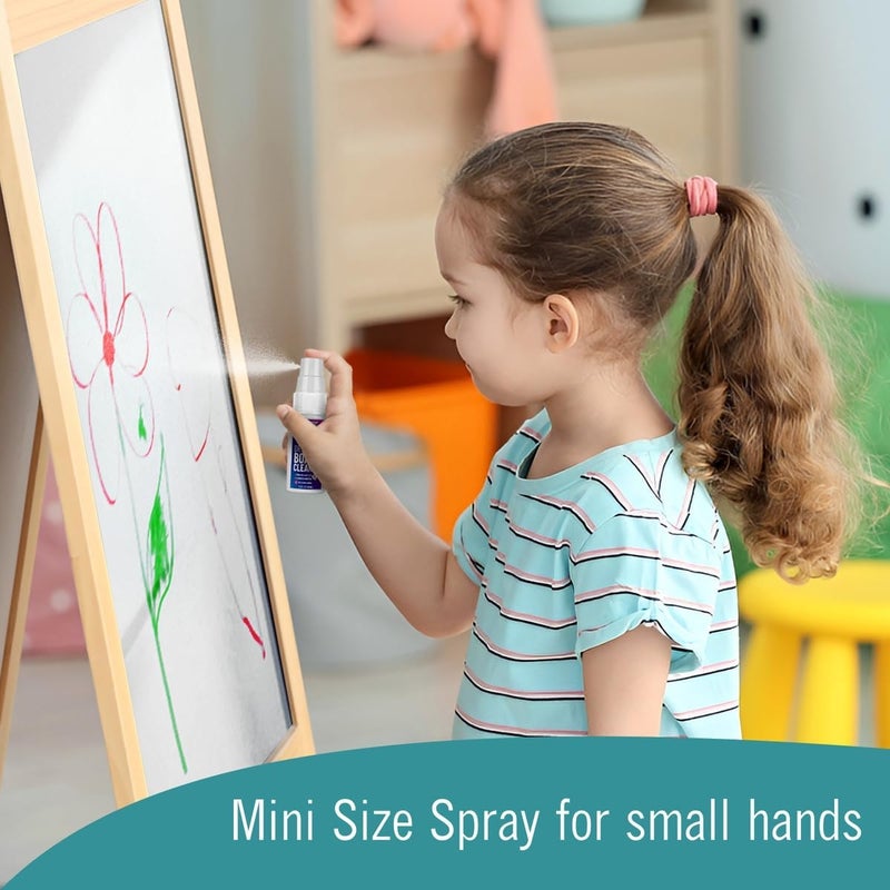 EXTRIC Dry Erase Markers Chisel Tip Set, 4 Whiteboard Markers, Whiteboard Cleaner and Eraser, Low Odor Dry Erase Marker with Eraser Bundle for Home, Teachers Supplies, and School Supplies - Image 5